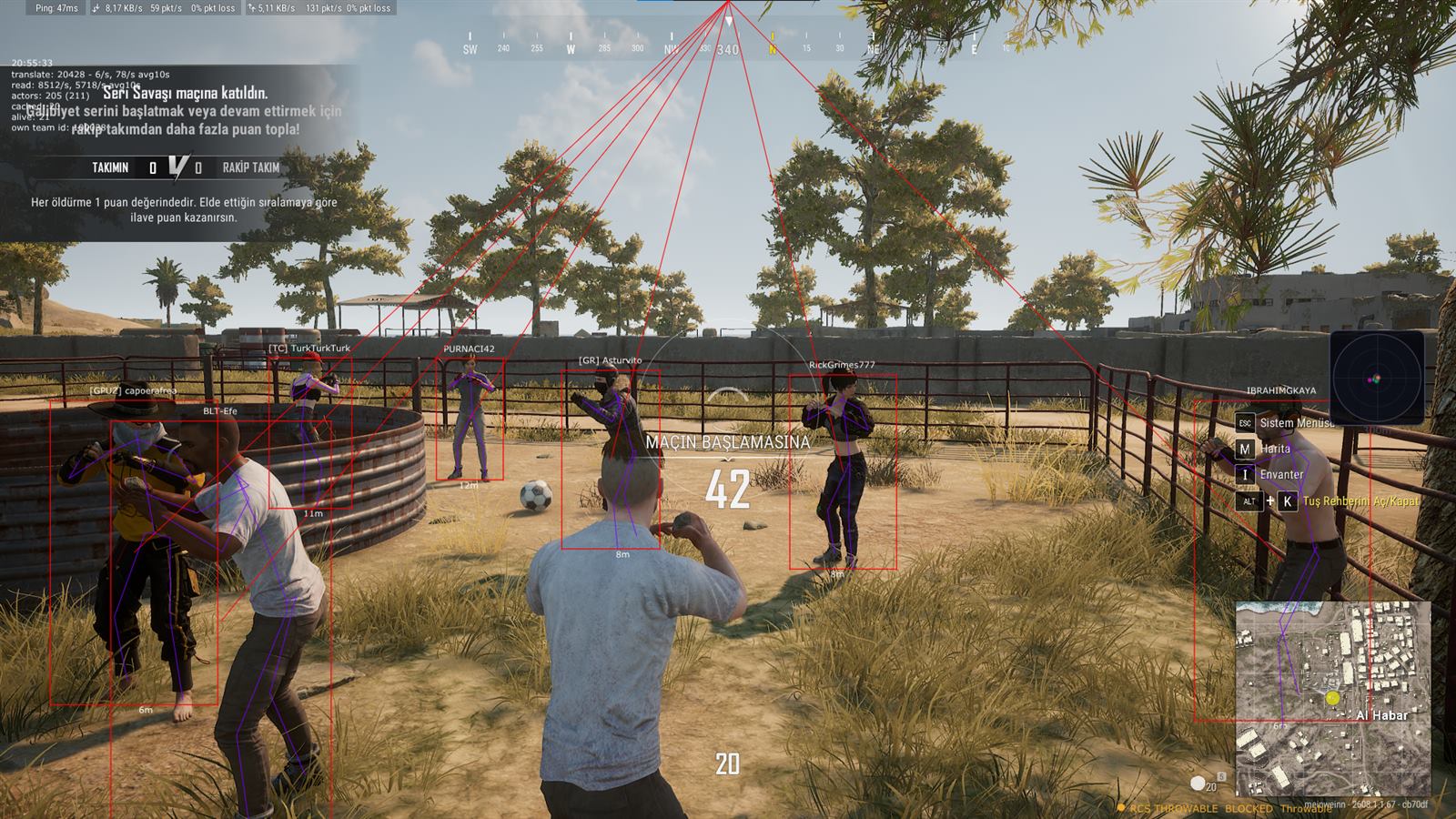 PUBG Full oyun içi görünümü
